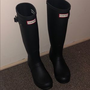 Hunter boots black